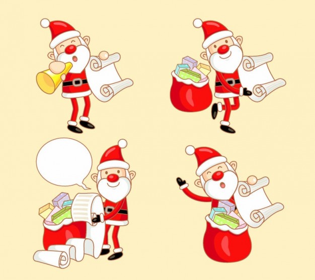 Christmas happy Santa Claus santa claus illustration about Holiday Literature